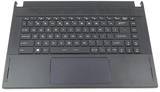 Main image of 307-6V1C218-Y31_UB MSI GS66 Stealth 10S 10U US Keyboard Palmrest Touchpad Assembly 307-6V1C218-Y31 Laptop Palmrest Touchpad Assembly