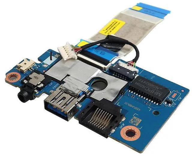Main image of HH514 LS-L971P Acer Nitro AN515-58 AN517-55 Laptop Ethernet USB-A Audio I/O Board 435PJHBOL01 I/O Boards- Video Audio USB IR DC TV PWR