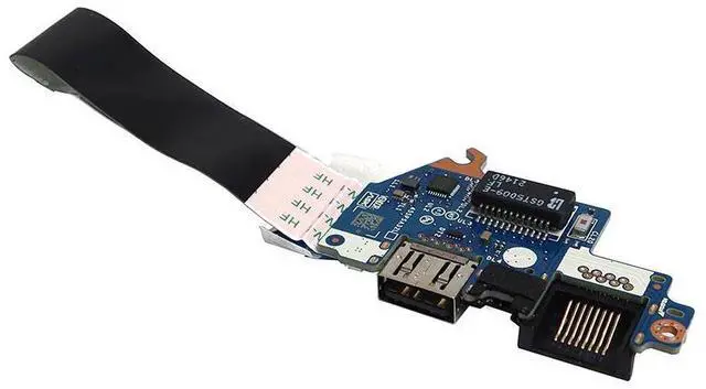 Main image of HP Omen 16-WD 16-XD Series Laptop Ethernet USB-A I/O Board With Cable N44782-001 I/O Boards- Video Audio USB IR DC TV PWR