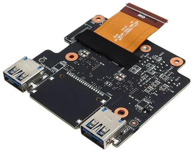 Main image of MS-1544A MSI Vector GP66 12U MS-1544 Series Laptop USB-A I/O Board W/ Cable 607-1544A-03S I/O Boards- Video Audio USB IR DC TV PWR