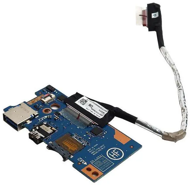 Main image of Samsung Galaxy Book NP750TDA Laptop USB-A SD Reader Audio I/O Board BA83-02475A I/O Boards- Video Audio USB IR DC TV PWR