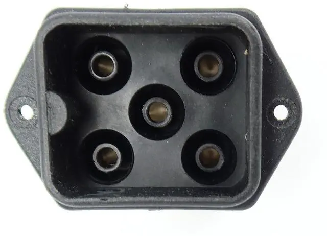 Main image of POWER CONNECTOR COMPATIBLE REPLACEMENT SPARE PART FOR WELL SHIN PPC 25R-5-B 30A 250V AC 5 PIN FEMALE BLACK
