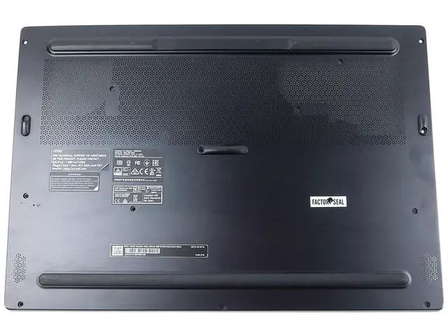 Alt view image 2 of 2 - MSI GS65 Stealth MS-16Q4 9SD Laptop Black Bottom Base Cover Case 307-6Q4D214-HG0 Laptop Base Assembly - OEM