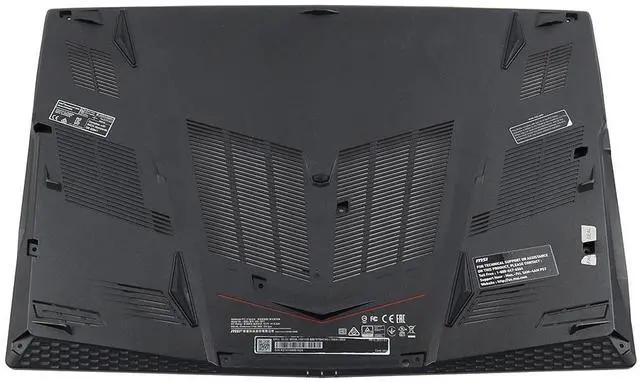 Main image of MSI GL63 9SE MS-16P7 Series Laptop Black Bottom Base Cover Case 307-6P1D255-D37 Laptop Base Assembly