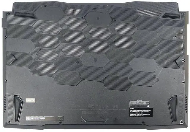 Main image of MSI Katana GF76 11U Series Laptop Bottom Base Cover Case Black 307-7L1D212-D37 Laptop Base Assembly