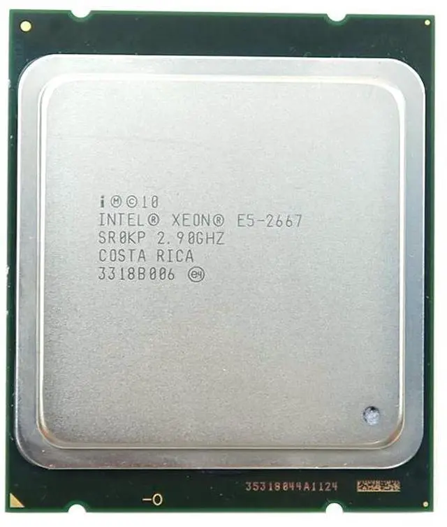 Main image of E5-2667 Intel Xeon 2.9GHZ Socket LGA2011 6-CORE 12-THREAD CPU Processor SR0KP Intel Xeon Socket LGA 2011 Processors