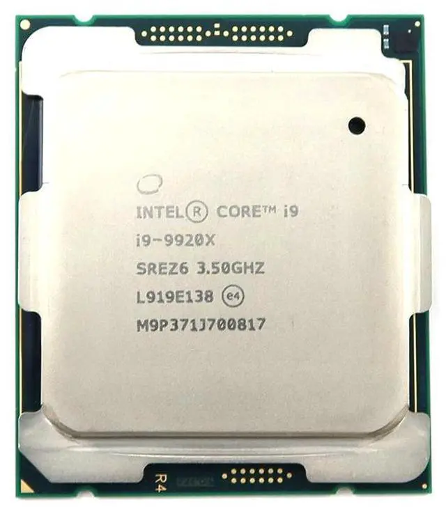 Main image of i9-9920X Intel Core 3.5GHZ Socket LGA2066 12-CORE 24-THREAD CPU Processor SREZ6 Intel Core I5 I7 I9 LGA2066 Processors