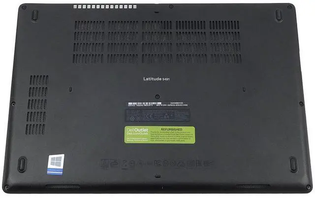 Main image of Dell Latitude 5491 Series Black Laptop Bottom Base Cover 3V6J8 AP36I000103 Laptop Base Assembly