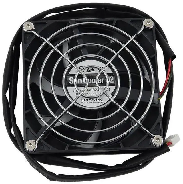Main image of Sanyo Denki SAN Cooller 92 92X92X25MM 3900RPM 24V 3-WIRE Cooling FAN 9A0924G4D01 Case Cooling Fans