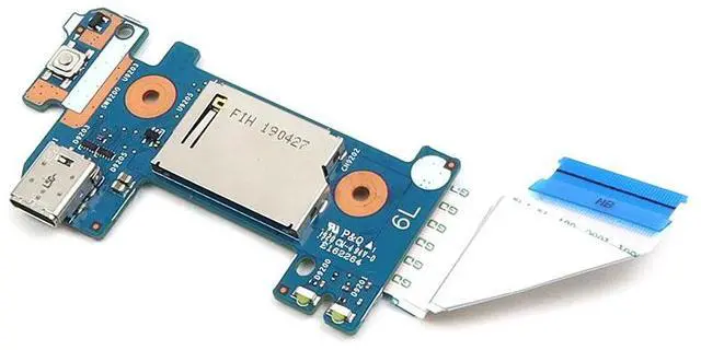 Main image of HP 14-CF 14-DF 14-DK 14S-CF Card Reader USB-C Power Button Board L24483-001 I/O Boards- Video Audio USB IR DC TV PWR