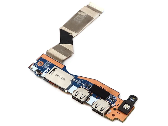 Alt view image 2 of 2 - GS557 NS-C681 Lenovo Ideapad 5 15IIL05 USB SD Card Reader I/O Board With Cable 4553AR12101 I/O Boards- Video Audio USB IR DC TV PWR - OEM