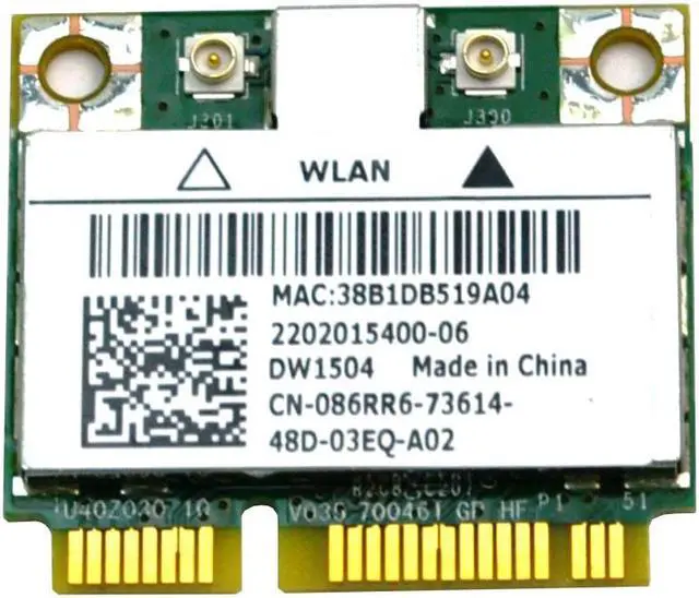 Main image of 86RR6 BCM94313HMG2L Dell 86RR6 PCIe WLAN Laptop WiFi Card Laptop Wireless Cards - Wifi
