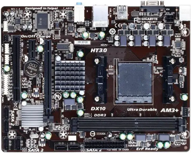 Main image of GA-78LMT-S2 Rev.1.2 GIGABYTE GA-78LMT-S2 R1.2 AM3+ White Box AMD SOCKET AM3+ FX X8 / PHENOM II X6