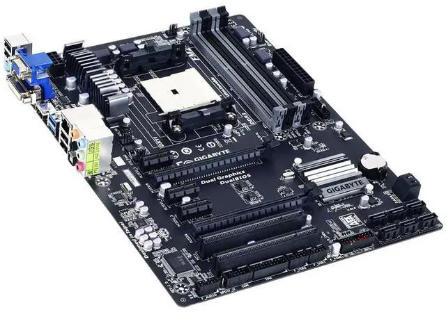 Main image of GA-F2A85X-D3H GIGABYTE GA-F2A85X-D3H Rev.1.0 No I/O AMD Socket FM2 Motherboards