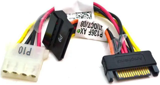 Main image of LOT OF 50 Dell Sata Male TO Female Molex IDE Power Cable Assy P136F Power Cable Lots