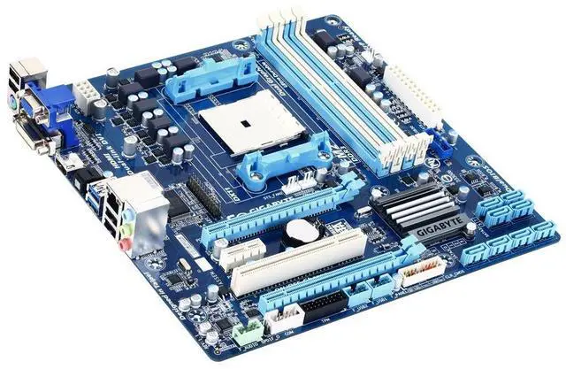 Main image of GA-F2A85XM-D3H rev.1.1 Gigabyte AMD A85X FM2 DDR3 Micro ATX Motherboard NO I/O AMD Socket FM2 Motherboards