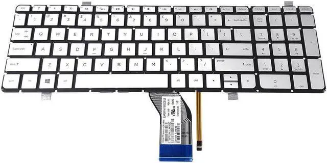 Main image of PK131CR2A00 V150602CS1 BL HP Pavilion 15-BC Series English US Laptop Keyboard Without Frame Laptop Keyboards - OEM