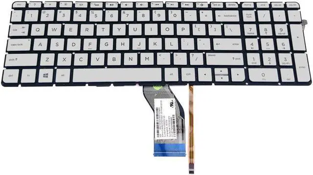 Main image of HP Envy 15-AQ 15T-AQ M6-AQ Silver English Backlight Laptop Keyboard 843129-001 Laptop Keyboards - OEM