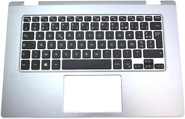Main image of Cnpzcnp Dell Inspiron 7558 7568 French Keyboard Palmrest Assembly Jpxkv NO Touchpad Laptop Palmrest Touchpad Assembly