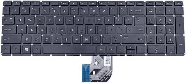 Main image of PK131O25A00 2B-AA401C210 HP 15 17 Notebook Series English Black Laptop Keyboard Laptop Keyboards - OEM