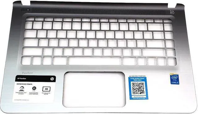 Main image of EAX1200501A 806757-001 HP Pavilion 14-AB167US 14T-A Series Palmrest NO Touchpad OR Keyboard Laptop Palmrest Touchpad Assembly - OEM