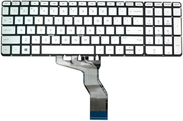 Main image of HP Pavilion Notebook 17-AB Series Silver US English Laptop Keyboard 9ZNC8BQF01 Laptop Keyboards - OEM