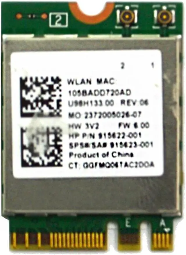 Main image of RTL8822BE Realtek Wireless 802.11AC Wlan Bluetooth 4.2 Wifi Card 915622-001 Laptop Wireless Cards - Wifi