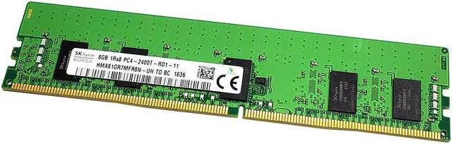Alt view image 2 of 4 - HYNIX HMA81GR7MFR8N-UH 8GB (1X8GB) 2400MHZ PC4-19200 CL17 ECC REGISTERED SINGLE RANK DDR4 SDRAM 288-PIN RDIMM HYNIX MEMORY FOR SERVER MEMORY.