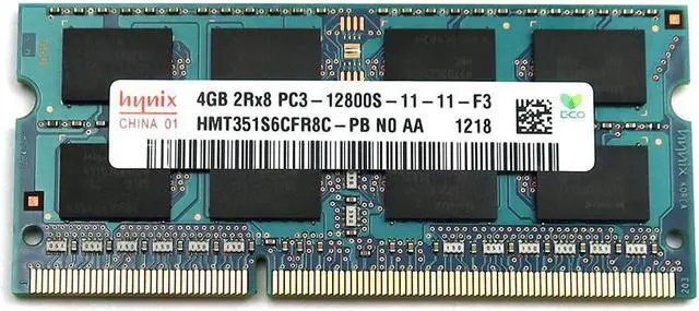 Alt view image 7 of 9 - HYNIXHynix Hmt351S6Cfr8C-Pb Hynix 4Gb (1X4Gb) Pc312800S 1600Mhz Ddr3 Sdram 2Rx8 204Pin Unbuffered Cl11 Ecc Sodimm Memory Module