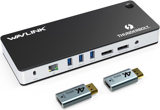Plugable Thunderbolt™ Docking Station, Dual HDMI with DisplayPort