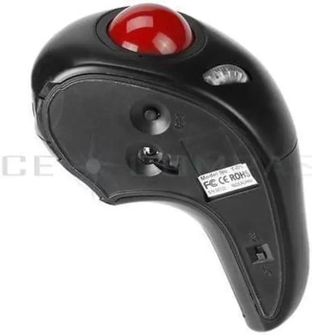 Alt view image 2 of 2 - Wireless Finger Handheld USB Laser  wire trackball Mouse Mice 1200dpi PC Laptop Desktop PC OS