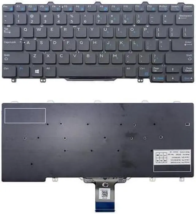 Main image of New Replacement Laptop keyboard (without frame) no backlit for Dell Latitude 3150 3160 US layout black color