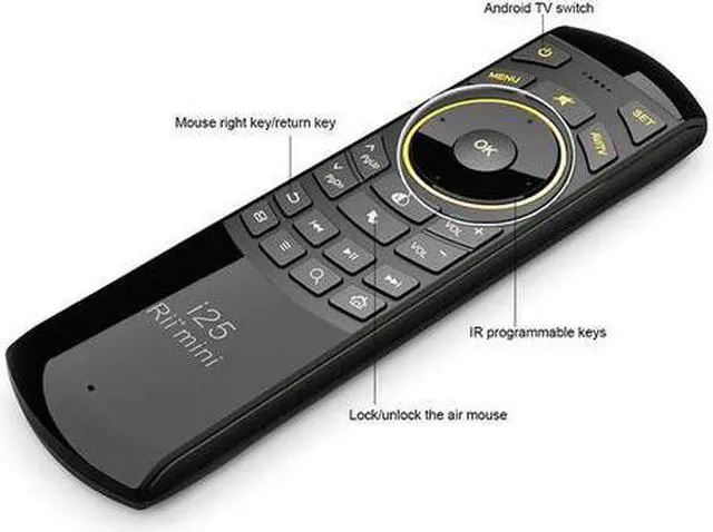 Main image of keyboard for Rii mini i25A portable Wireless Air Mouse Keyboard Remote Control for Smart TV/PC/HTPC