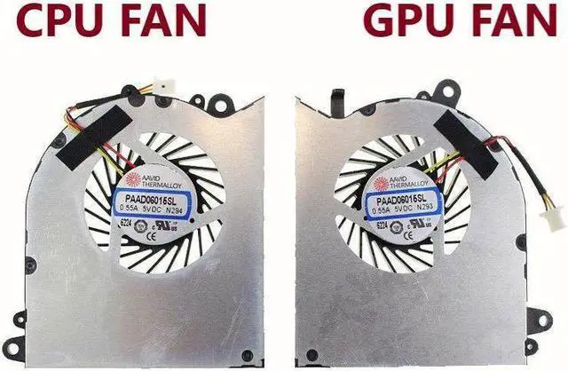Main image of New a pair  CPU+GPU cooling FAN 3 pin For MSI GS60 Cooling Fan PAAD06015SL