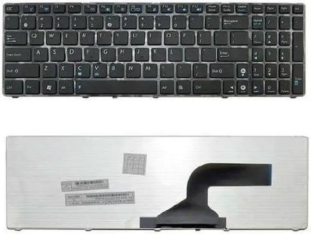 Main image of New Replacement Laptop Keyboard with frame for Asus PN: 0KN0-J71US31 0KNB0-6212US00 V118562AS3 US 0KN0-H71US01 04GNYI1KUS00-1 V111462AS2 US ,US layout Black color