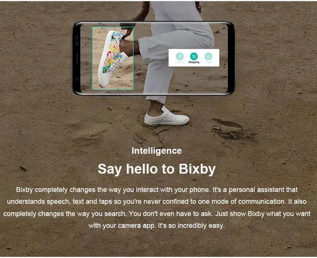 Alt view image 5 of 7 - Samsung Galaxy S8  SM-G950F 4G LTE Mobile phone 64GB 5.8 Inch Single Sim 12MP 3000mAh S-series Smartphone(International Version)