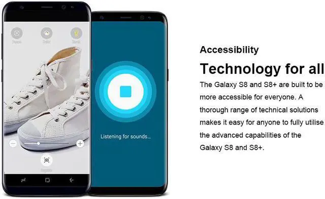 Alt view image 6 of 7 - Samsung Galaxy S8  SM-G950F 4G LTE Mobile phone 64GB 5.8 Inch Single Sim 12MP 3000mAh S-series Smartphone(International Version)