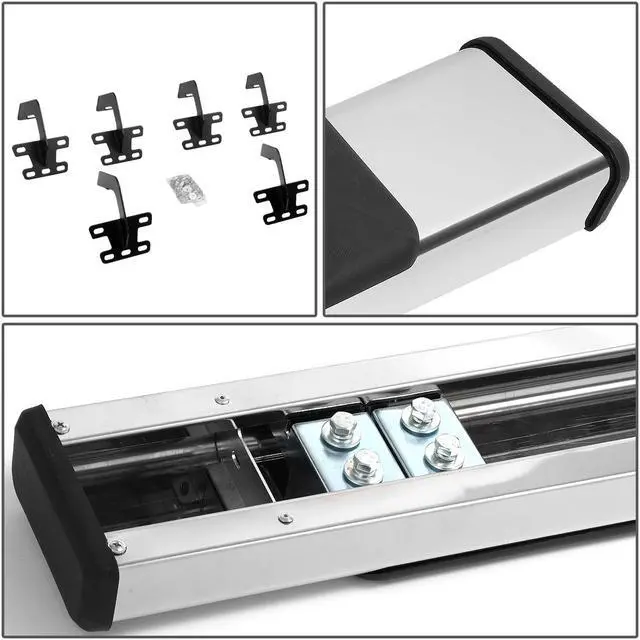 Alt view image 4 of 6 - For 2019 to 2021 Dodge Ram 1500 Quad / Extended Cab Pair 5" Stainless Steel Side Step Nerf Bar Running Boards 20