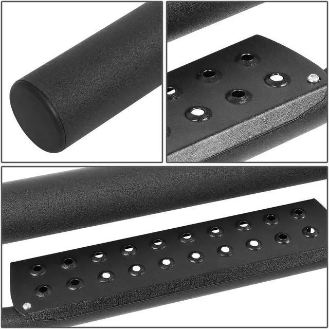 Alt view image 3 of 6 - For 2005 to 2021 Toyota Tacoma Double Crew Cab Step Nerf Bar Running Boards 06 07 08 09 10 11 12 13 14 15 16 17 18 19 20