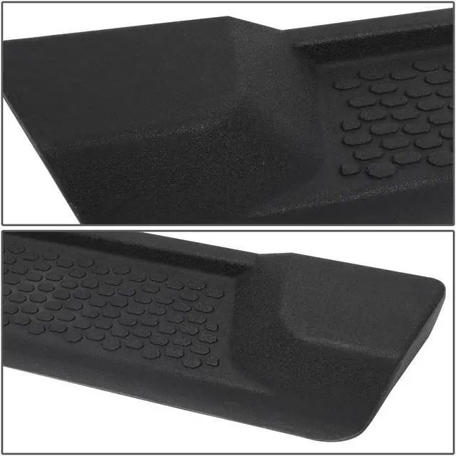 Alt view image 4 of 7 - For 2018 to 2021 Jeep Wrangler JL Unlimited 4-Door Pair of 6 Inches Matte Black Side Step Nerf Bar Running Boards 19 20