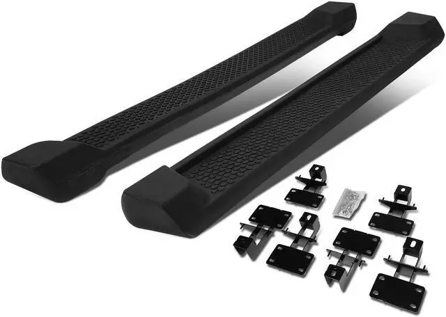 Main image of For 2018 to 2021 Jeep Wrangler JL Unlimited 4-Door Pair of 6 Inches Matte Black Side Step Nerf Bar Running Boards 19 20