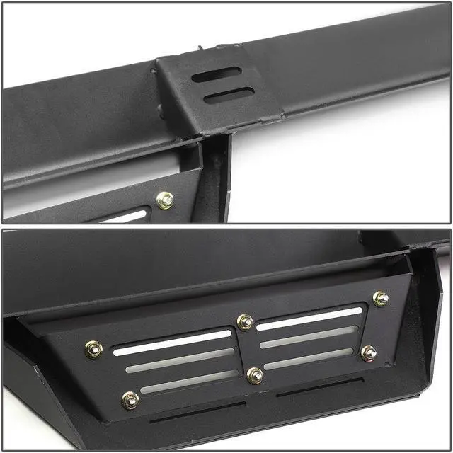 Alt view image 3 of 5 - DNA Motoring STEPB-G222-009 For 2015 to 2020 Ford F150 F250 F350 Super Crew Cab Aluminum 3" Side Step Nerf Bar Running Board Left + Right 16 17