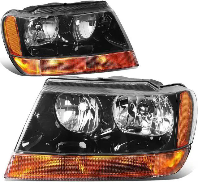 Buy 93-96 JEEP GRAND CHEROKEE HEAD LIGHTS CORNER BUMPER 6PC In Los
