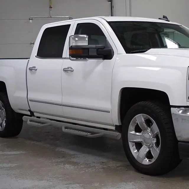 Alt view image 6 of 7 - DNA Motoring STEPB-ZTL-8120 For 2007 to 2019 Chevy Silverado GMC Sierra Extended Cab Matte Black Running Board Step Bar 08 09 10 11 12 13 14 15 16 17 18