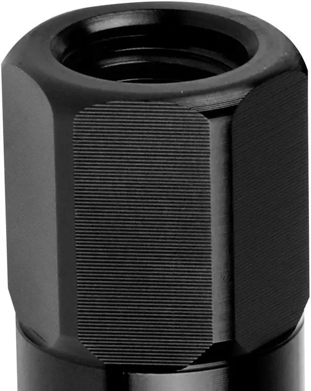Alt view image 5 of 7 - J2 Engineering LN-T7-017-125-BK J2 Engineering 7075 -T6 Forged Aluminum M12 x 1.25 20Pcs 90mm Spiked End Lug Nut w/ Socket Adapter ( Black )