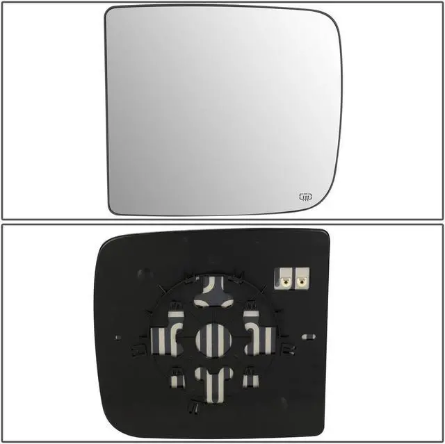 Alt view image 5 of 6 - DNA Motoring OEM-MG-0135 For 2009 to 2019 Dodge Ram Truck 1500 2500 3500 Factory Style Driver / Left Side Mirror Glass Lens with Backing Plate + Heated 10 11 12 13 14 15 16 17 18 68067727AA