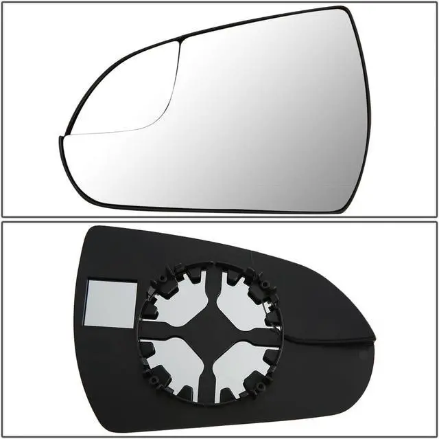 Alt view image 5 of 5 - DNA Motoring OEM-MG-0017 For 2017 to 2019 Hyundai Elantra Factory Style Driver / Left Side Mirror Glass Lens with Backing Plate + Convex Spotter 18 87611F3050
