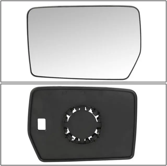 Alt view image 5 of 5 - DNA Motoring OEM-MG-0171 For 2004 to 2014 Ford F150 Lincoln Mark Lt Factory Style Driver / Left Side Mirror Glass Lens 05 07 09 10 11 12 13