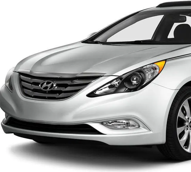 Alt view image 4 of 4 - DNA Motoring HL-OH-HSON11-BK-AM For 2011 to 2014 Sonata Pair Projector Headlight Black Housing Amber Corner Headlamps 12 13 Left + Right