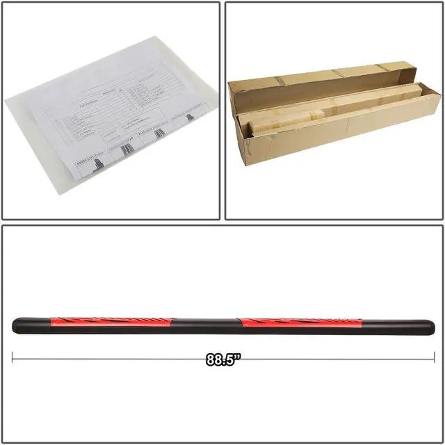 Alt view image 5 of 7 - DNA Motoring STEPB-ZTL-8199-BKRD For 2015 to 2020 Ford F-150 F-250 F-350 Super Crew Cab Pair 5" Flat Step Nerf Bar Running Boards 16 17 18 19
